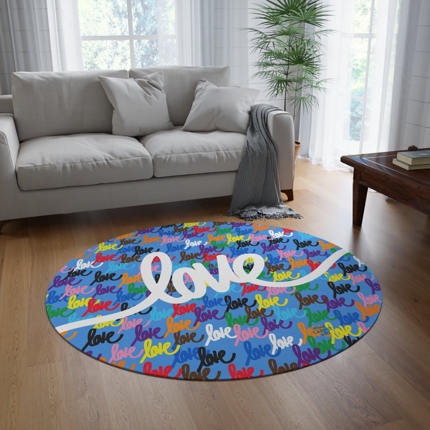 Love always wins rug