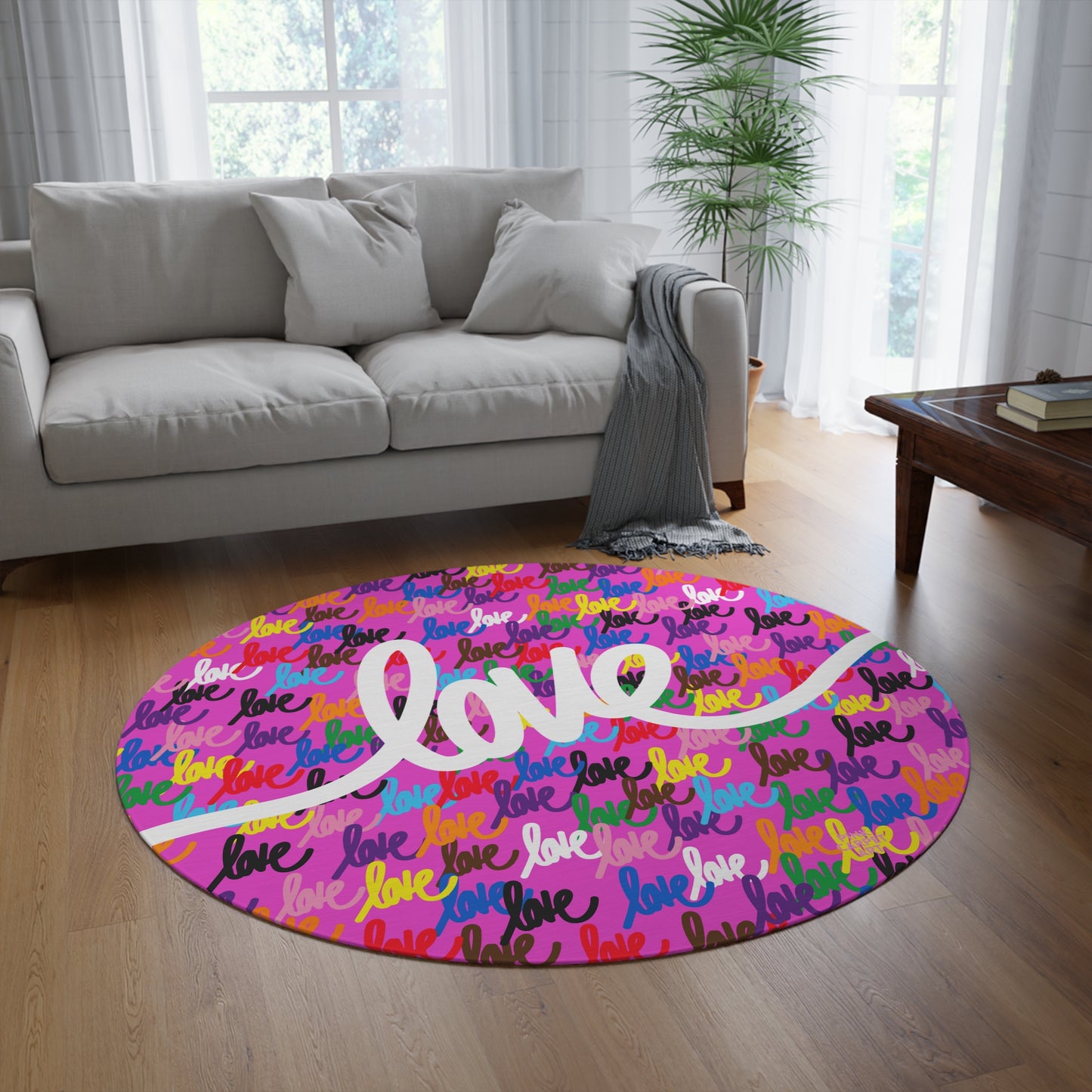 Love always wins rug