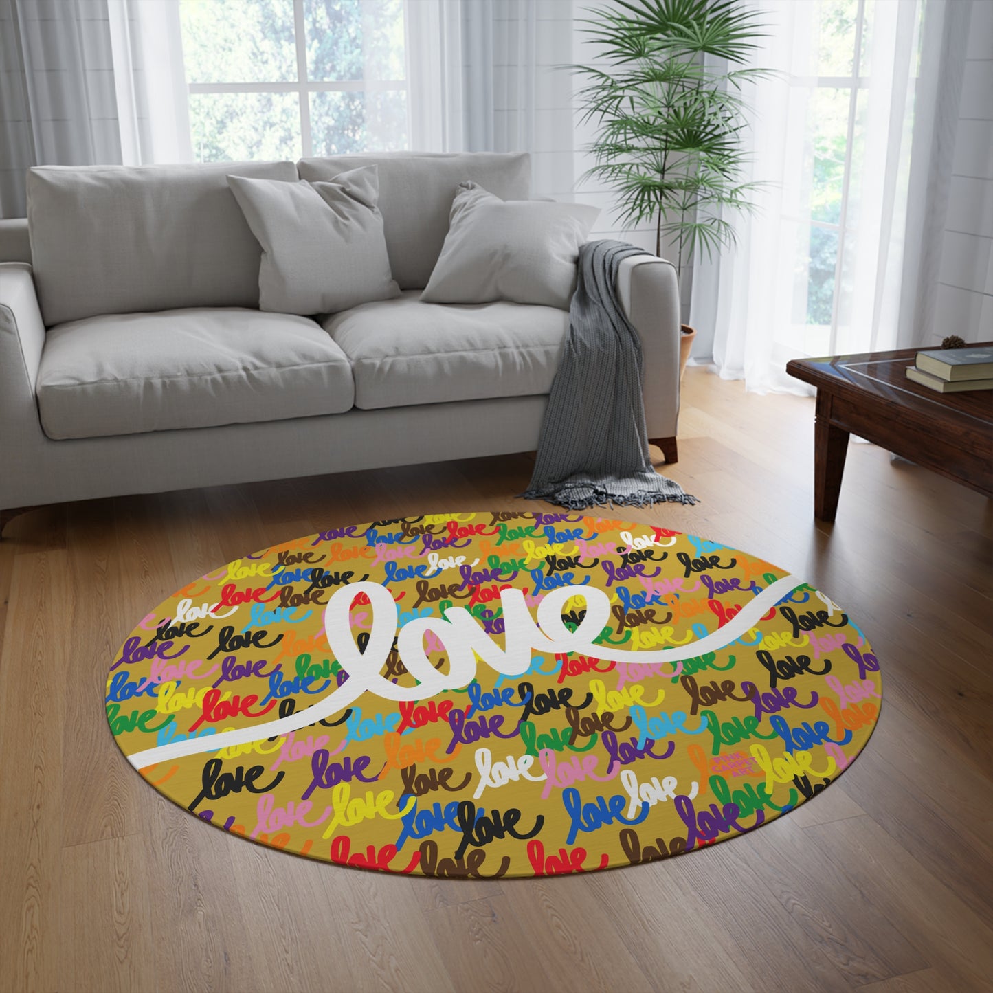 Love always wins rug