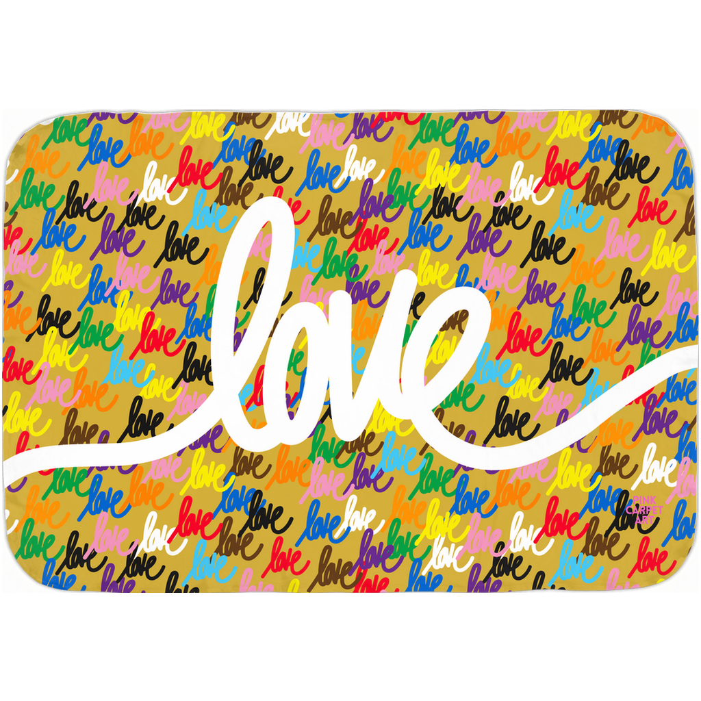 Love always wins baby swaddle blanket