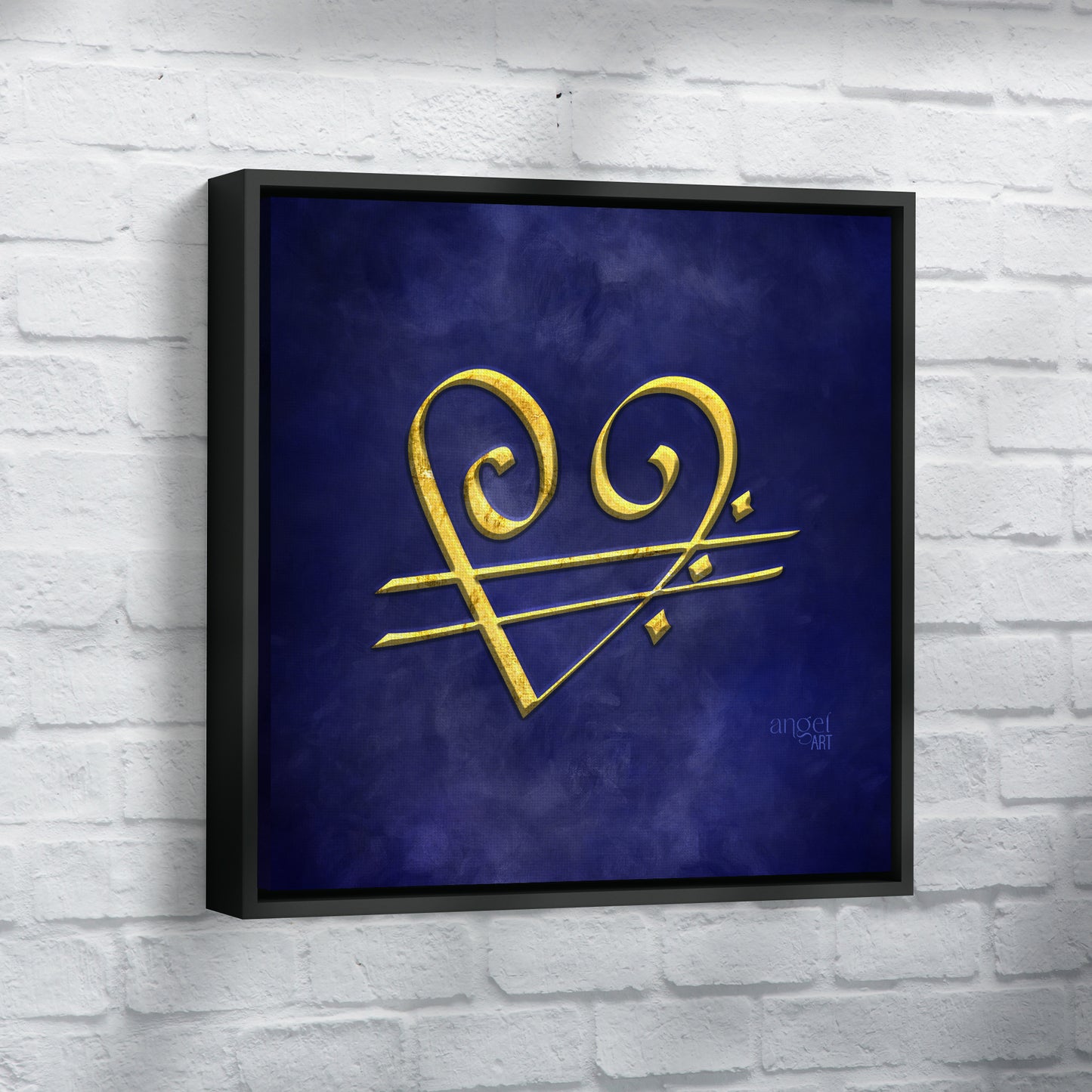 Unconditional love - Angel Art - framed canvas