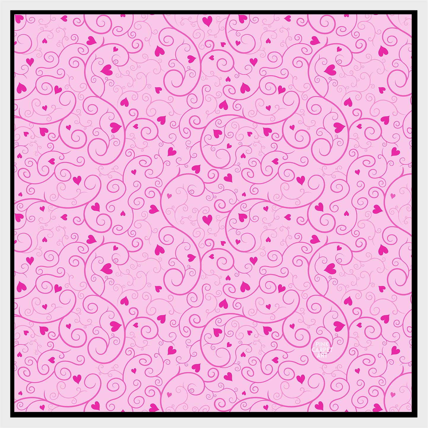 Entwined framed canvas