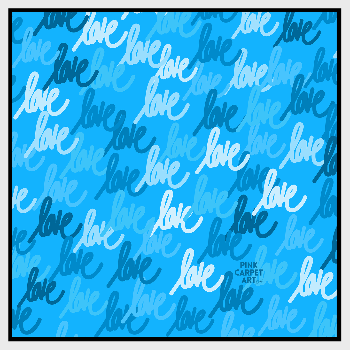 Love always wins framed canvas