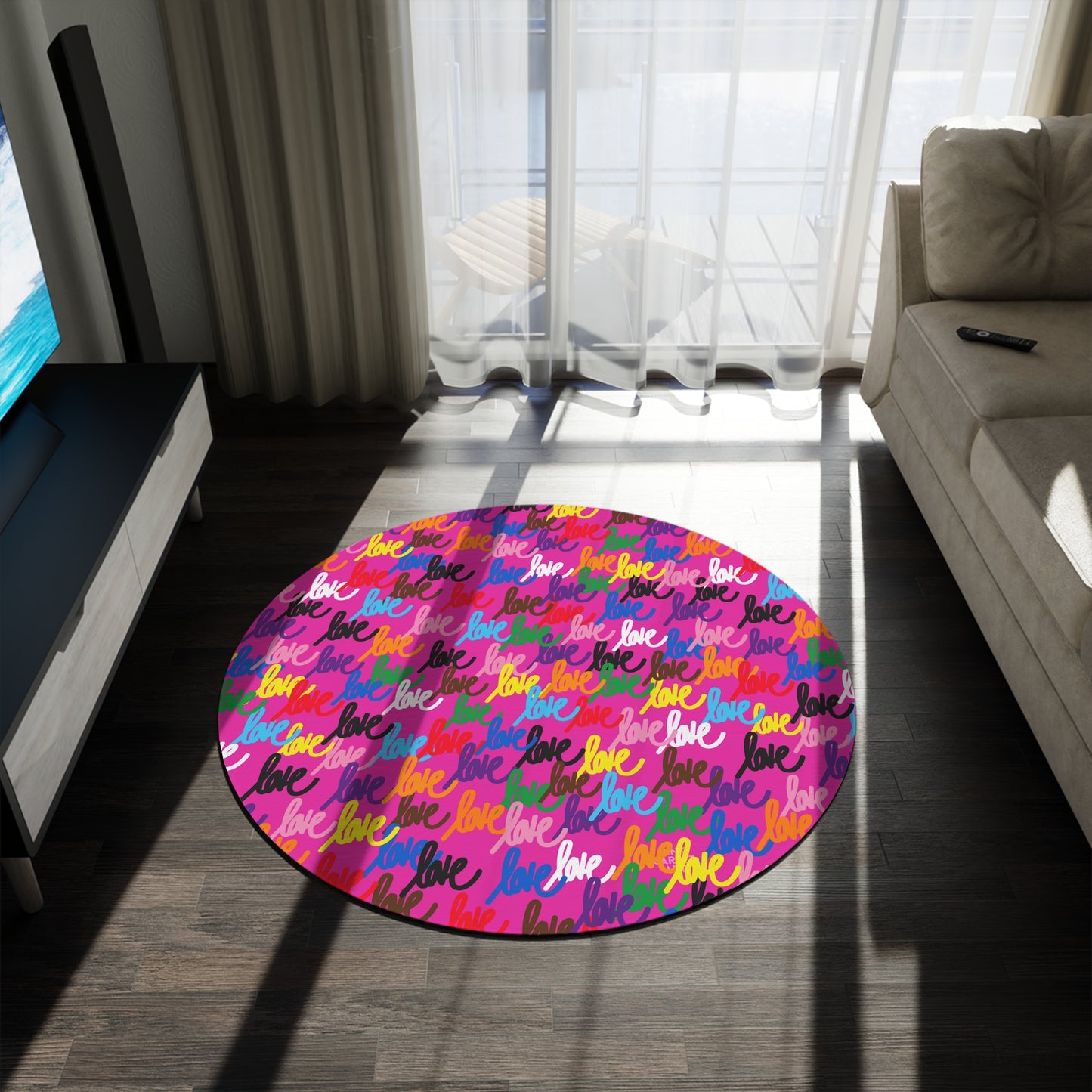 Love always wins rug