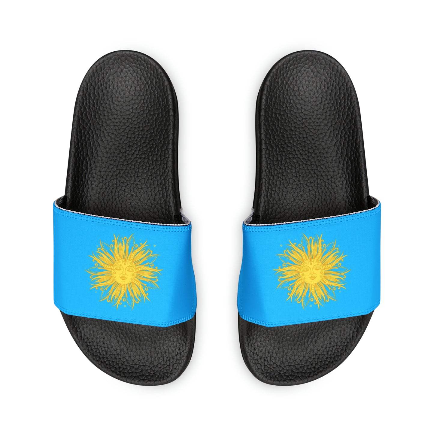 Covered in sunshine & blue sandals - F sizing