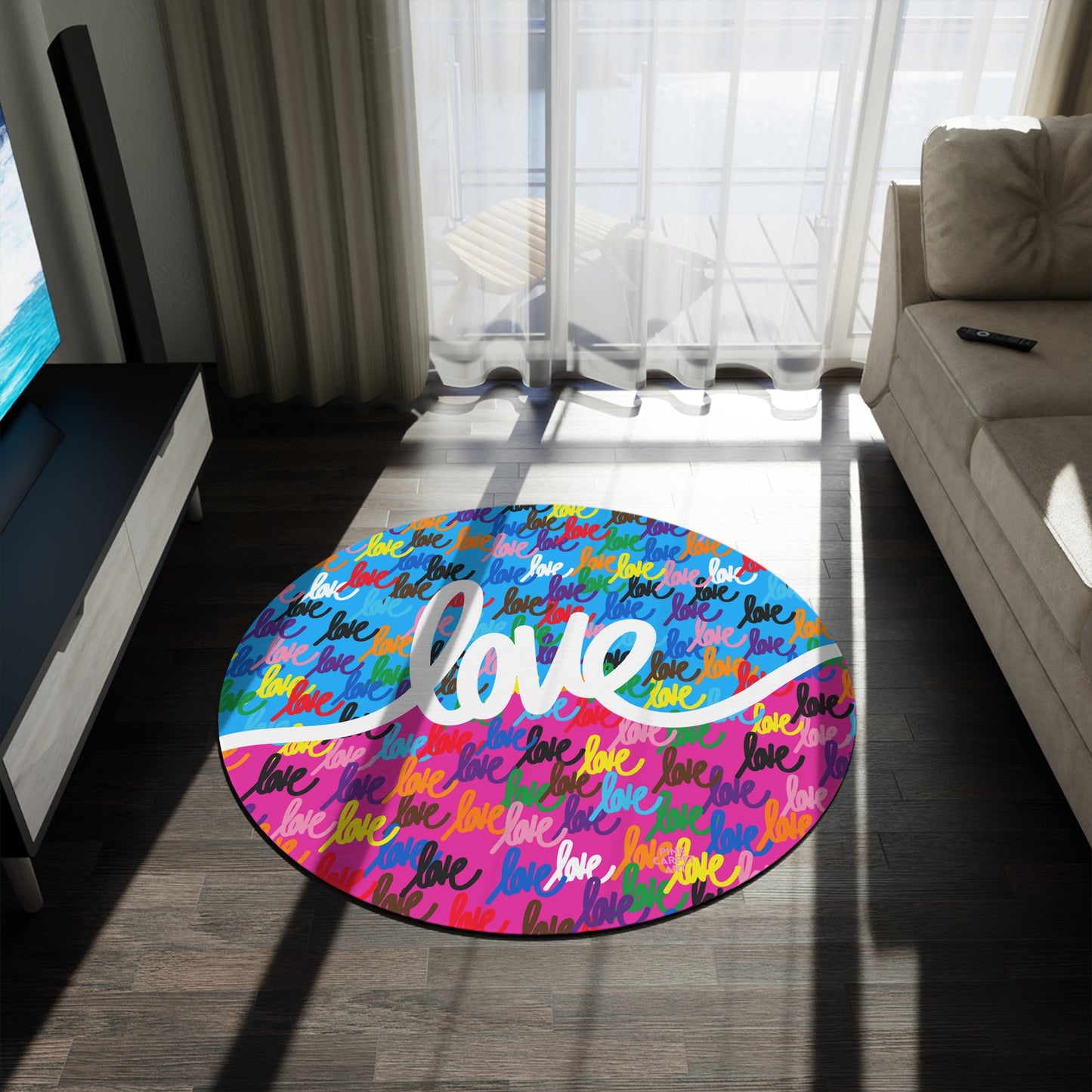 Love always wins rug