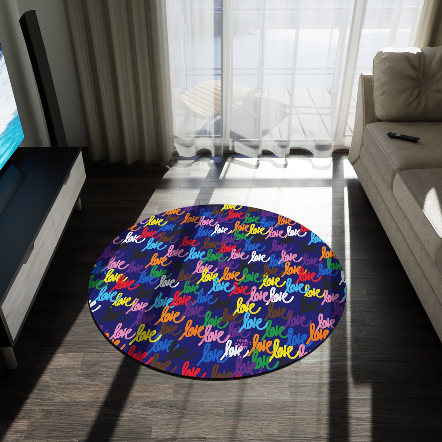 Love always wins rug