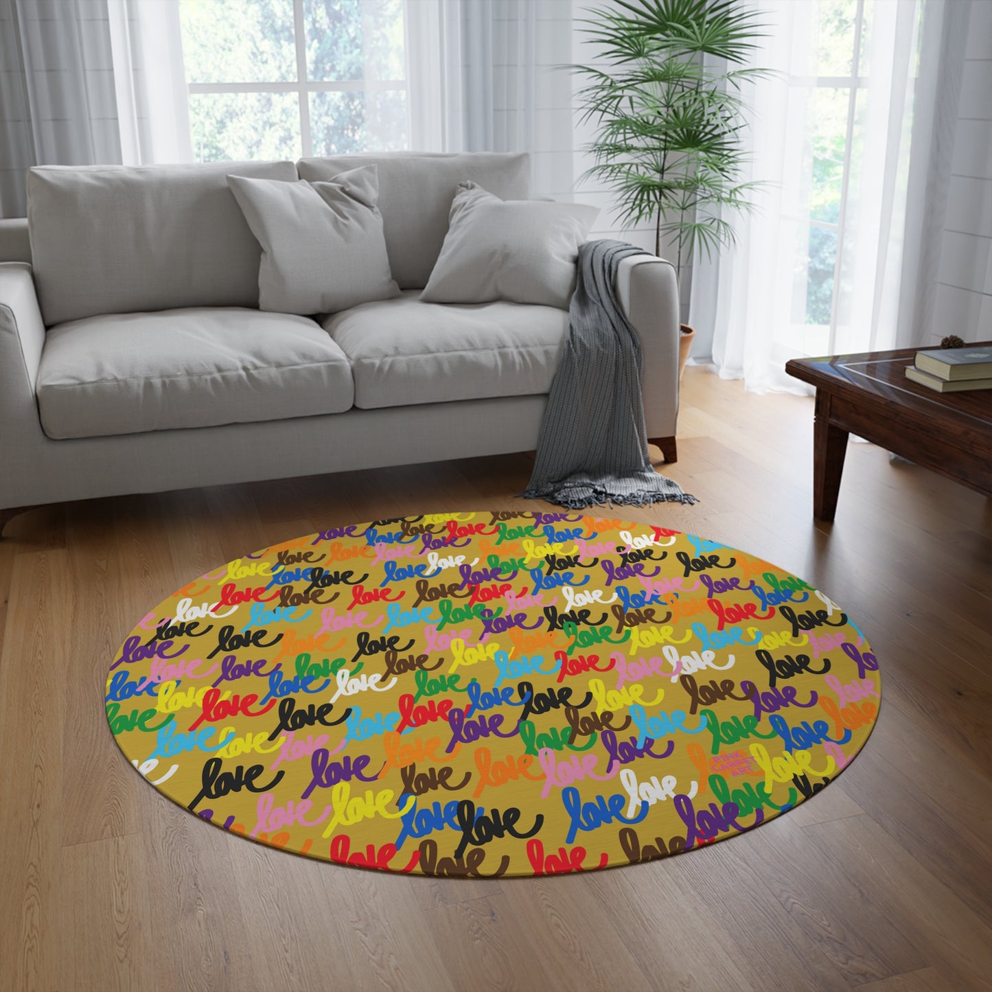 Love always wins rug