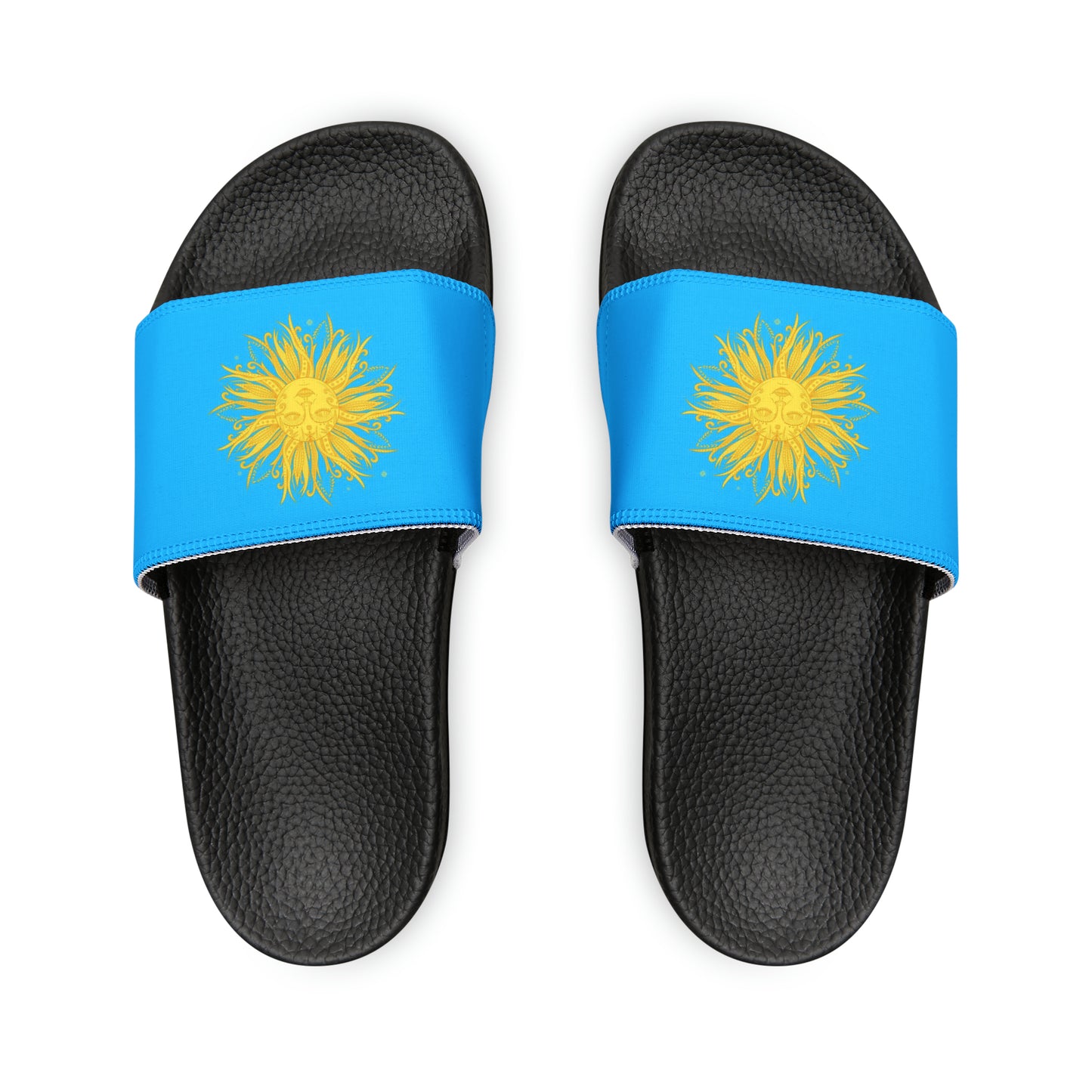 Covered in sunshine & blue sandals - F sizing