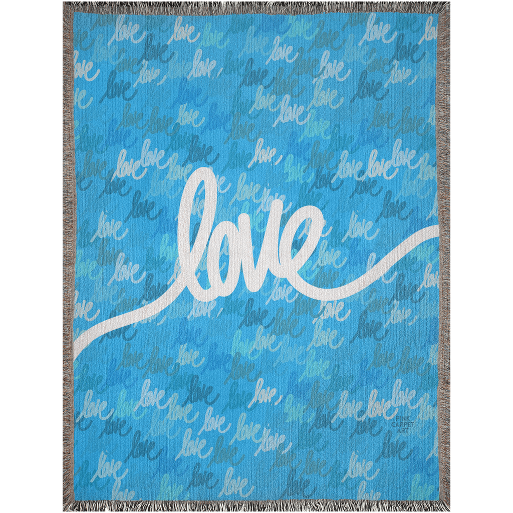 Love always wins woven blankets
