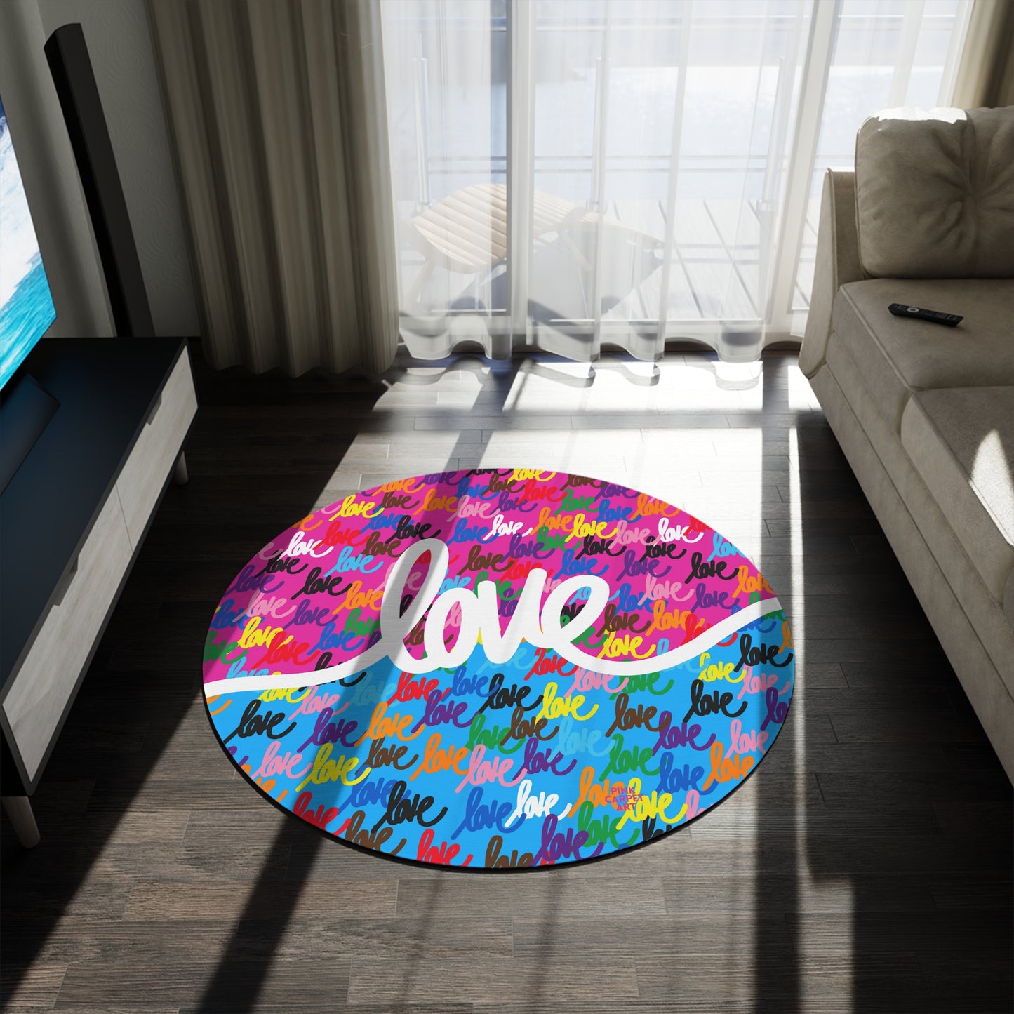 Love always wins rug