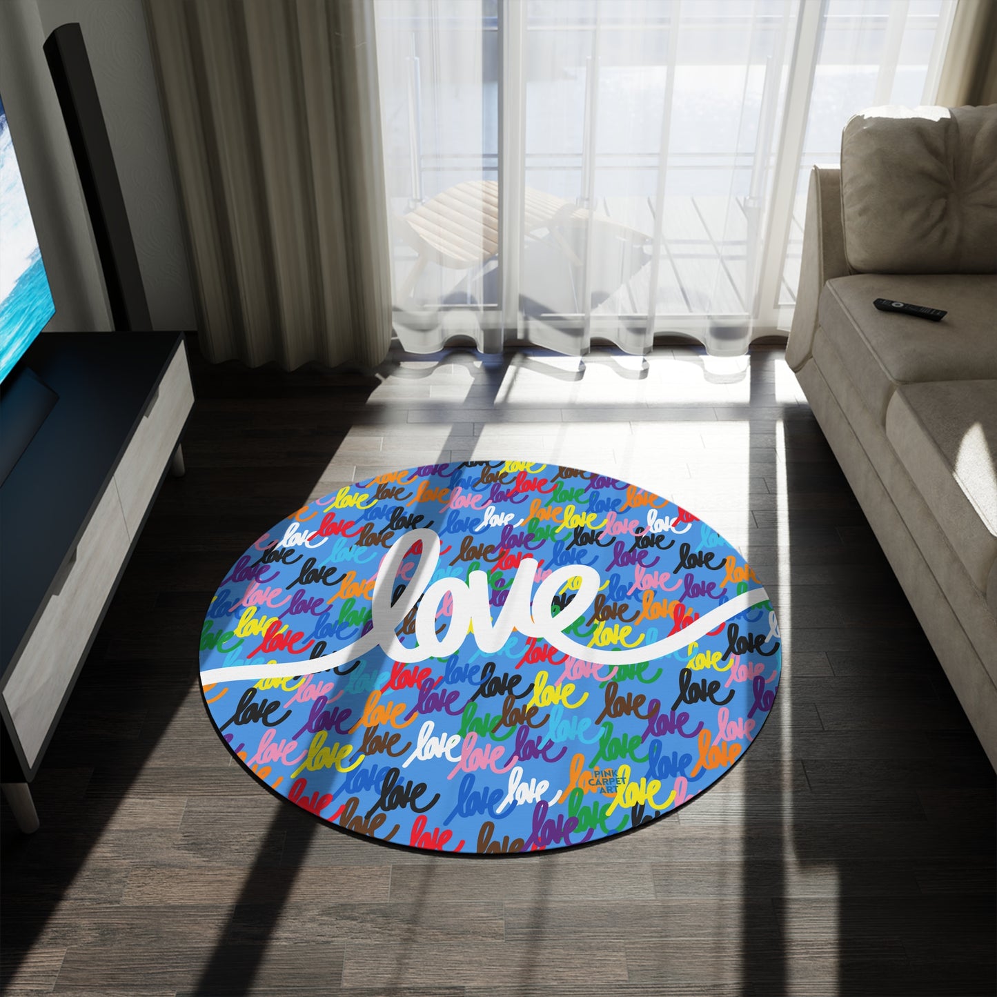 Love always wins rug