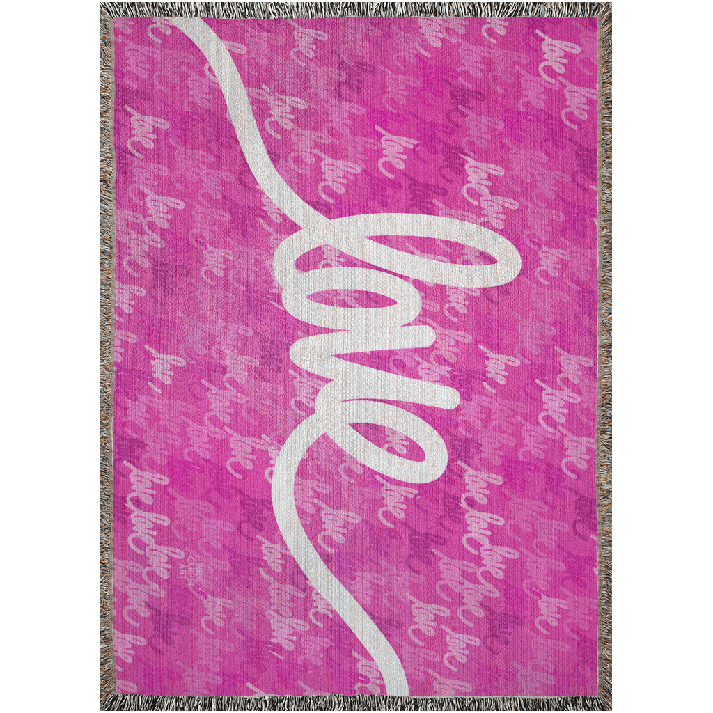 Love always wins woven blankets