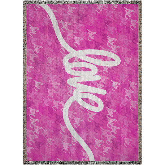 Love always wins woven blankets