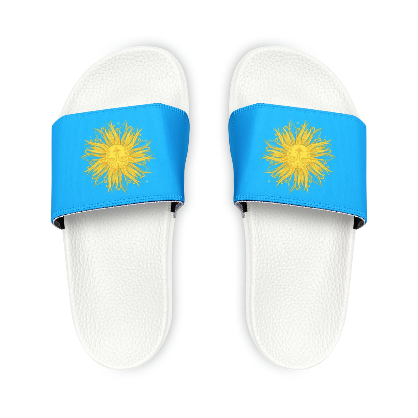 Covered in sunshine & blue sandals - F sizing