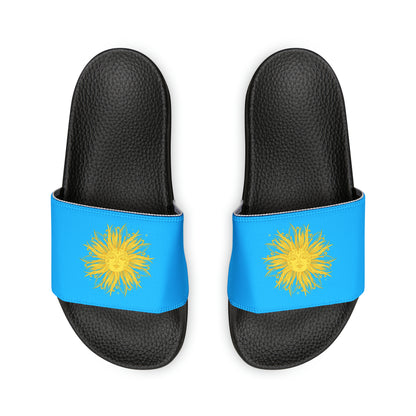 Covered in sunshine & blue sandals - M sizing
