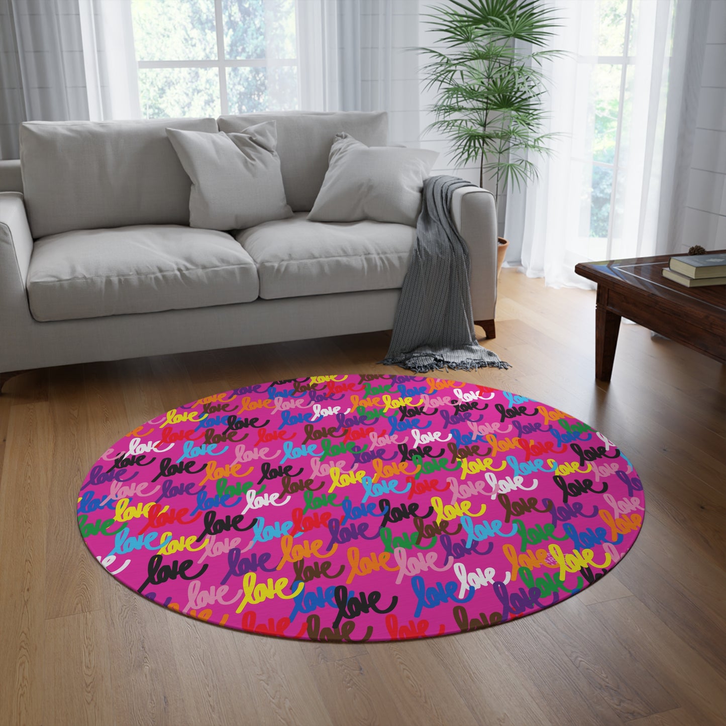 Love always wins rug