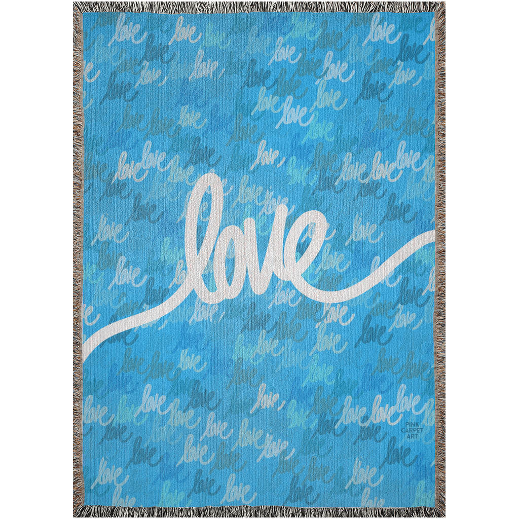 Love always wins woven blankets