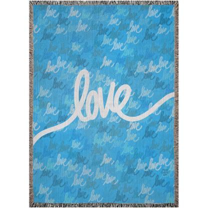 Love always wins woven blankets