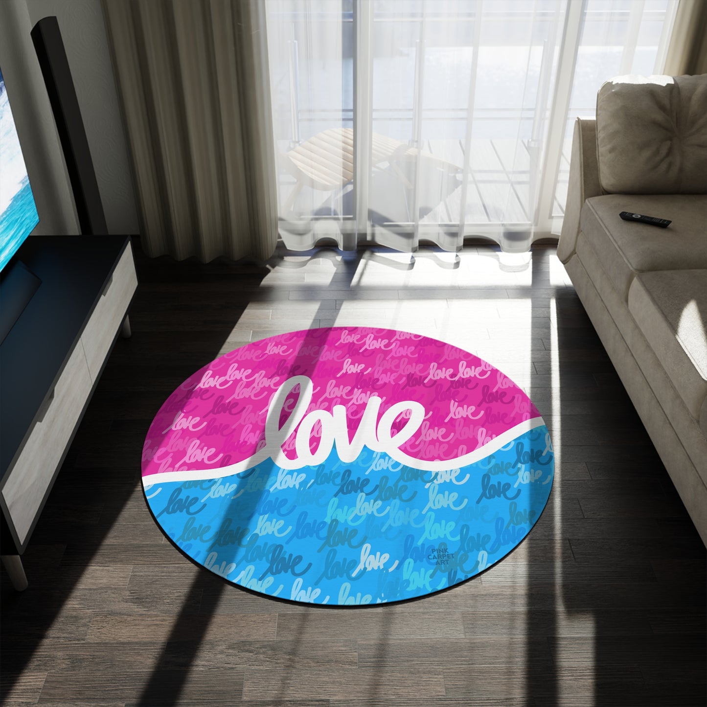 Love always wins rug