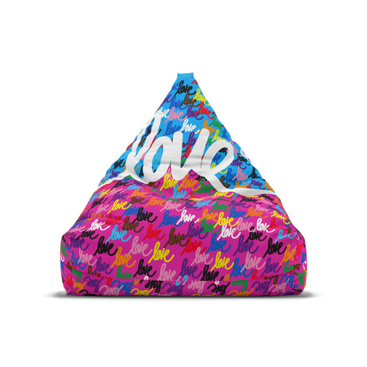 Love always wins bean bag cover
