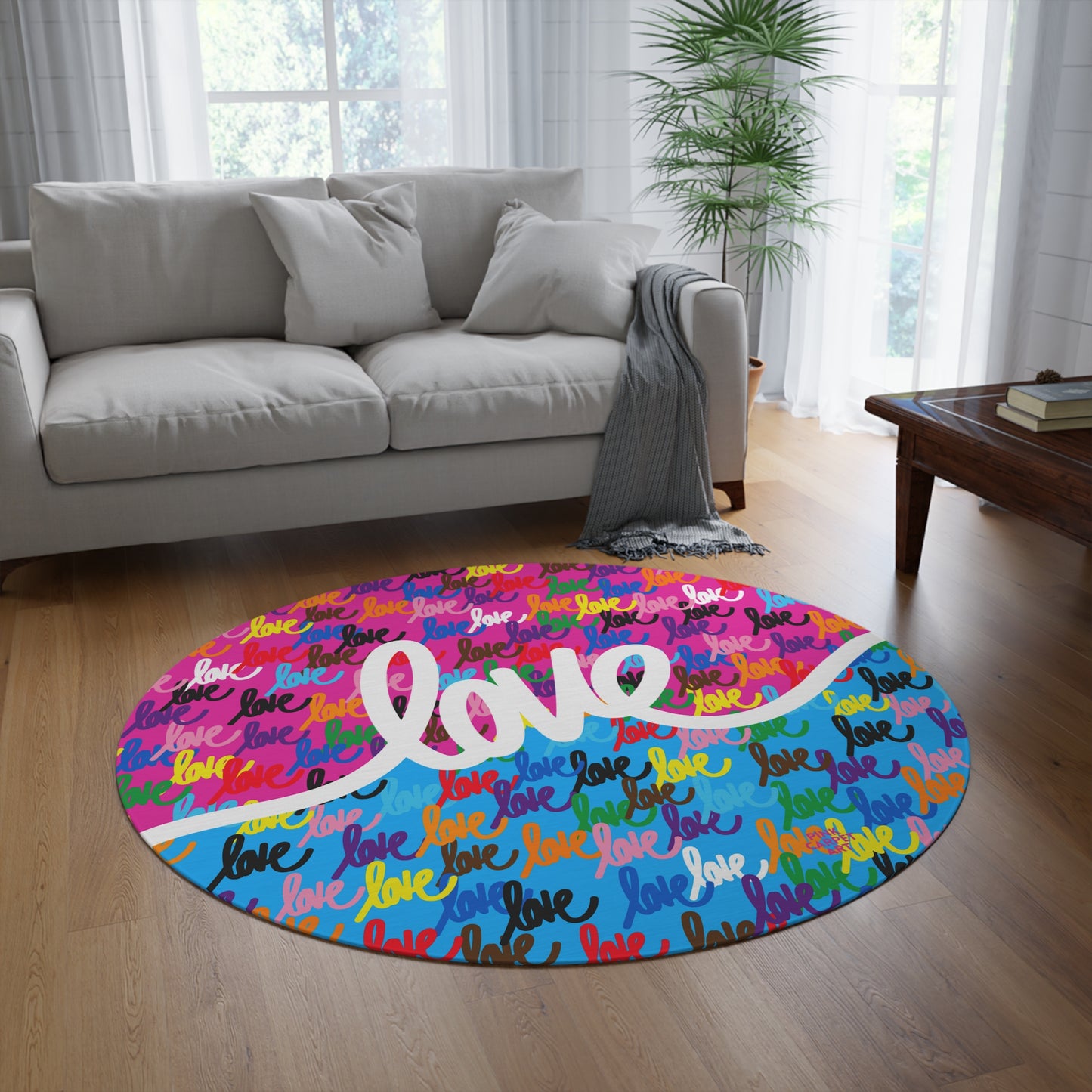 Love always wins rug