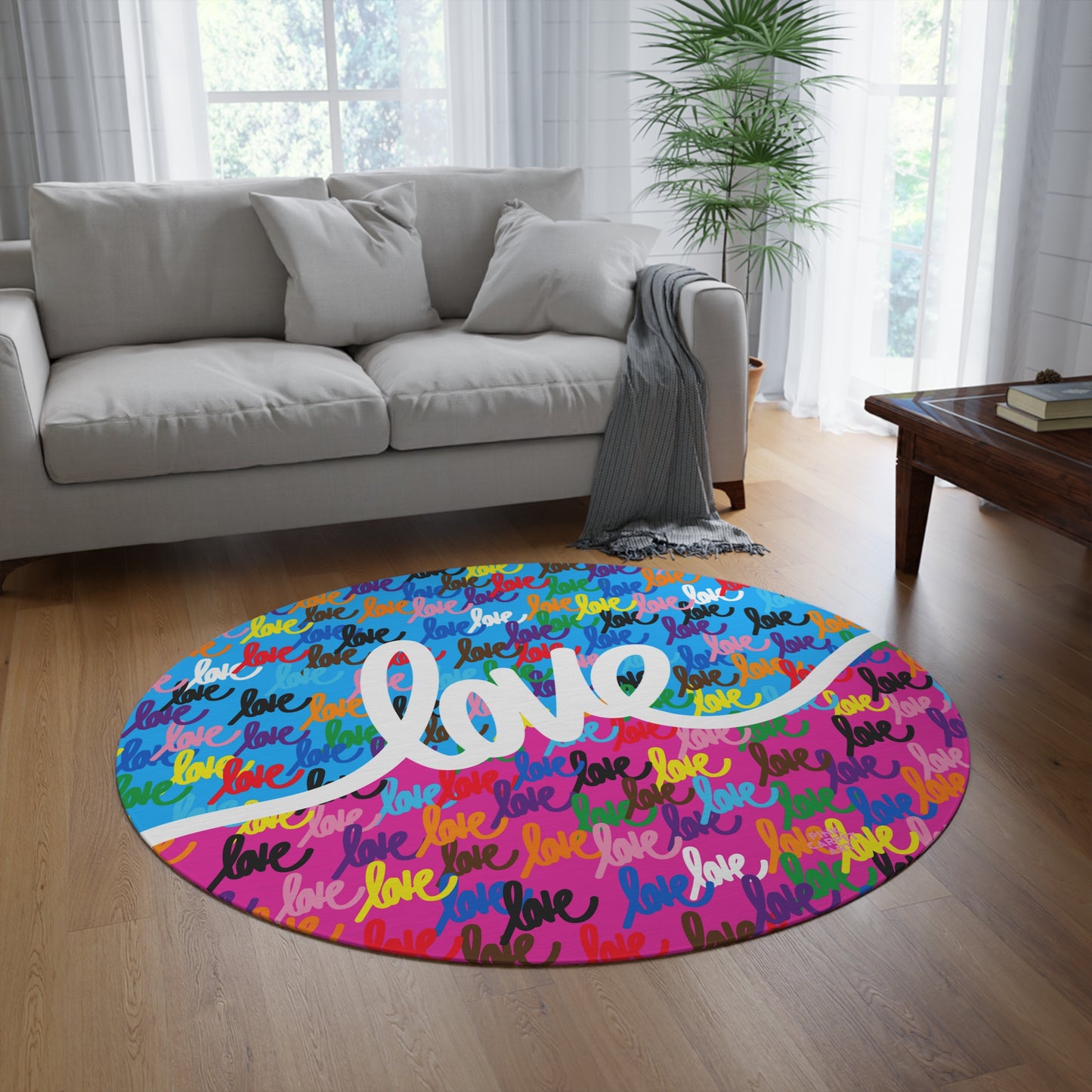Love always wins rug