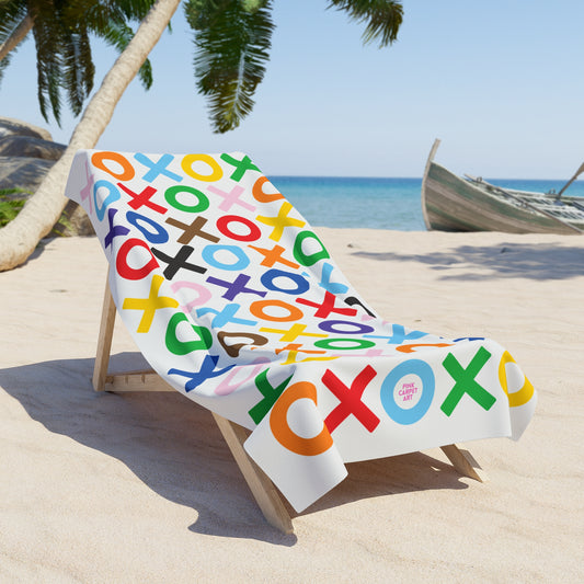 XOXO beach towel