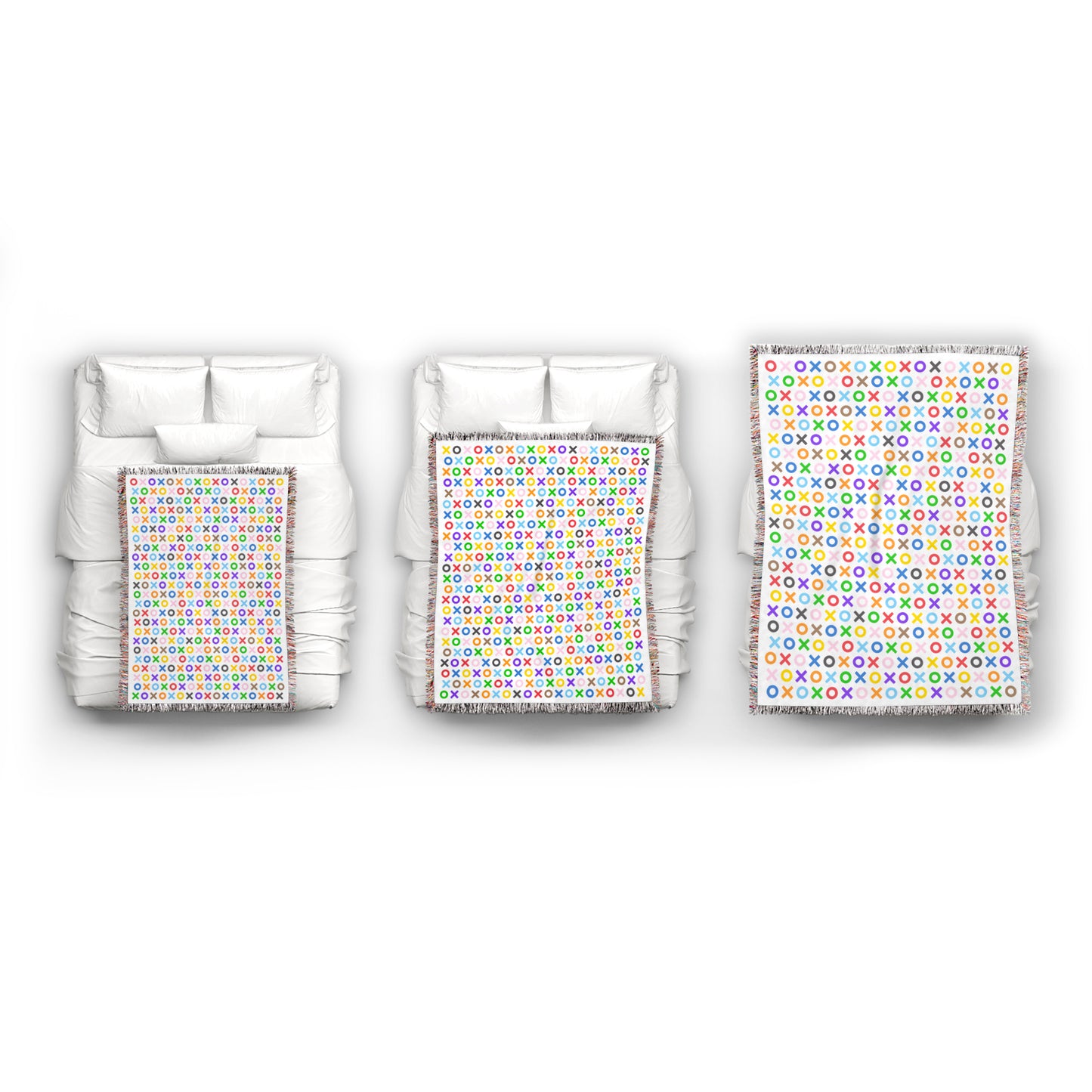 XOXO woven blankets