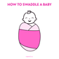 XOXO swaddle blankets