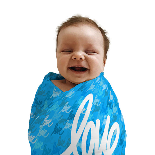 Love always wins baby swaddle blanket