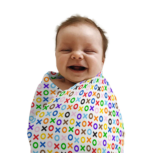 XOXO swaddle blankets