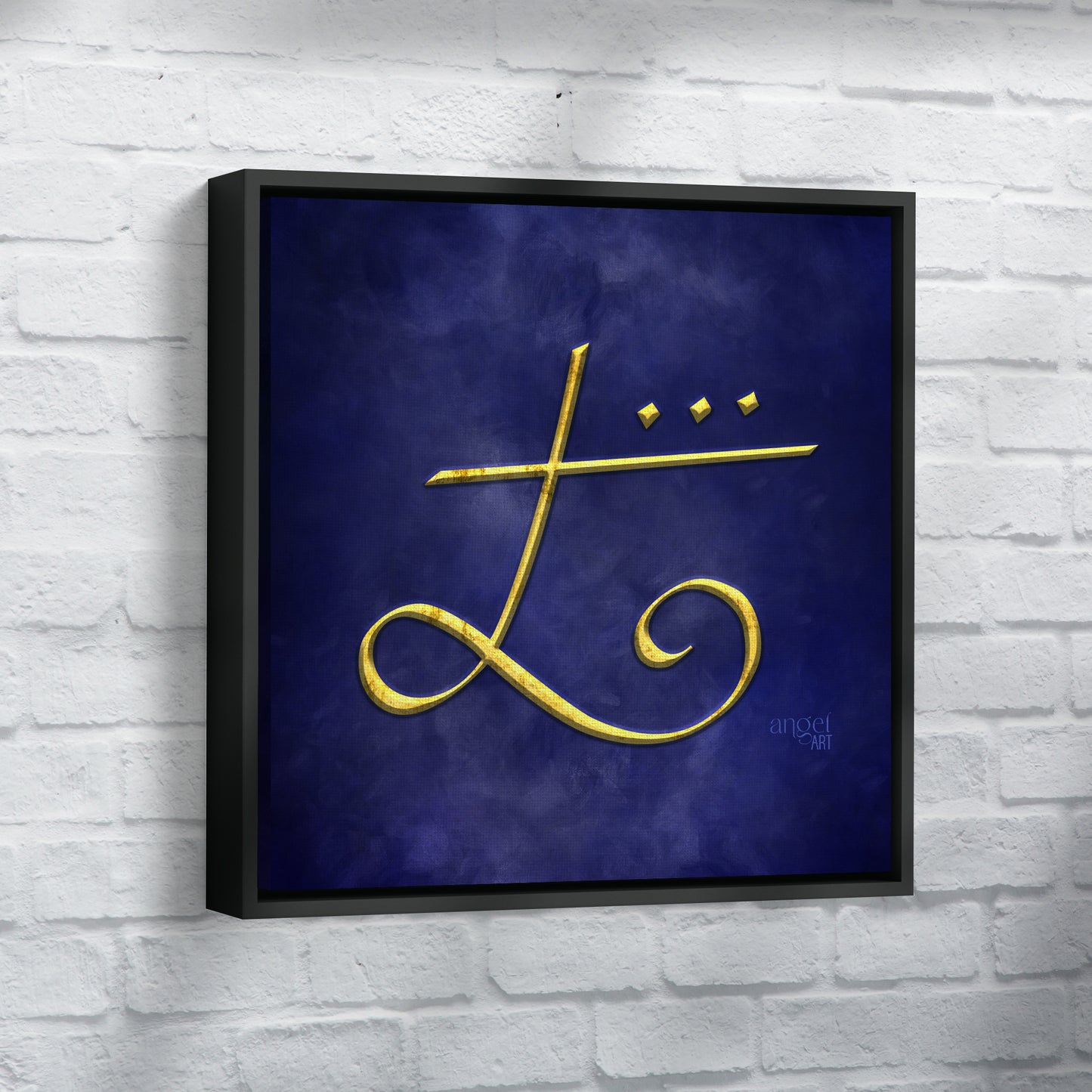 Joy - Angel Art - framed canvas