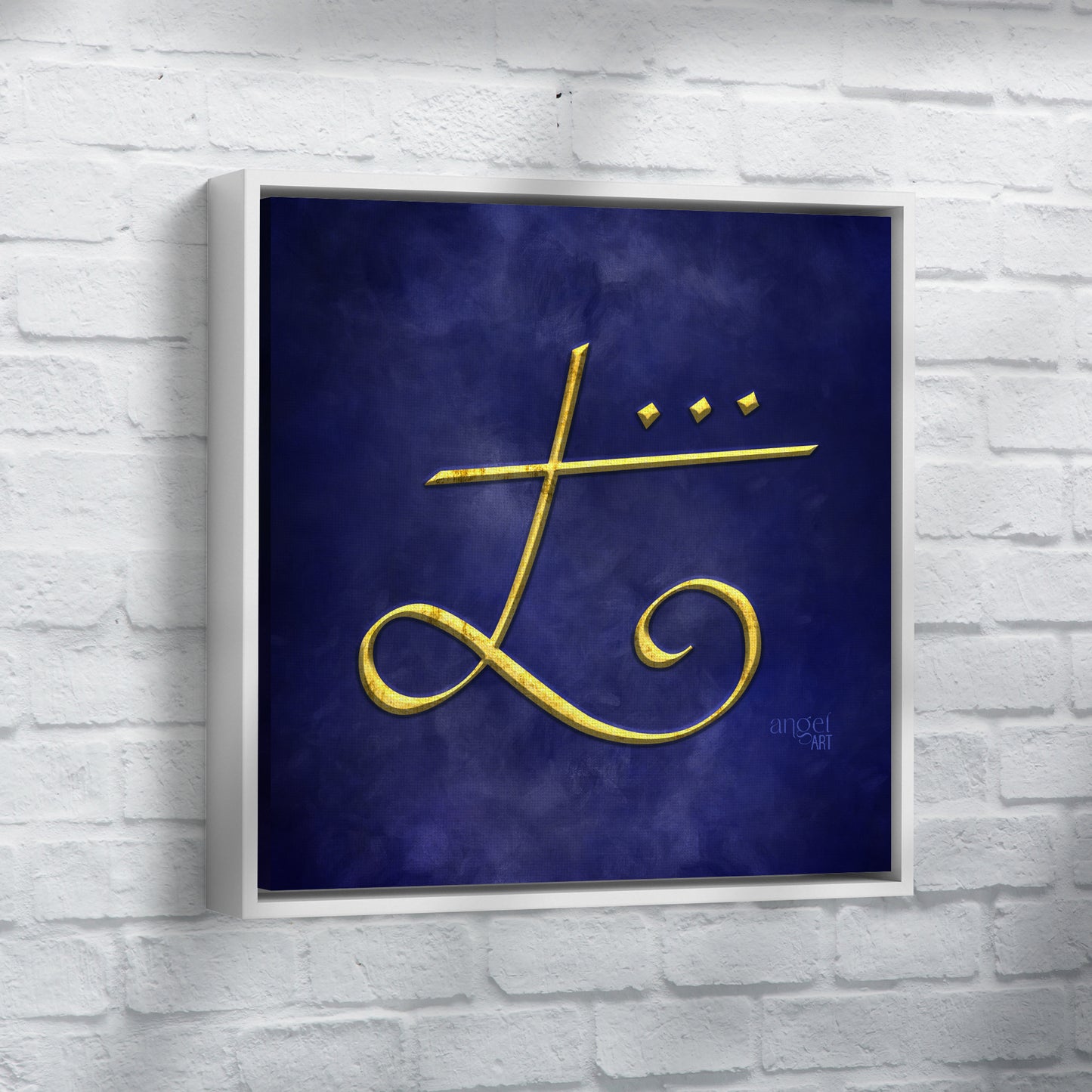 Joy - Angel Art - framed canvas