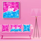 Love always wins framed canvas