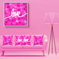 Love always wins framed canvas