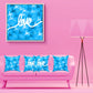 Love always wins framed canvas