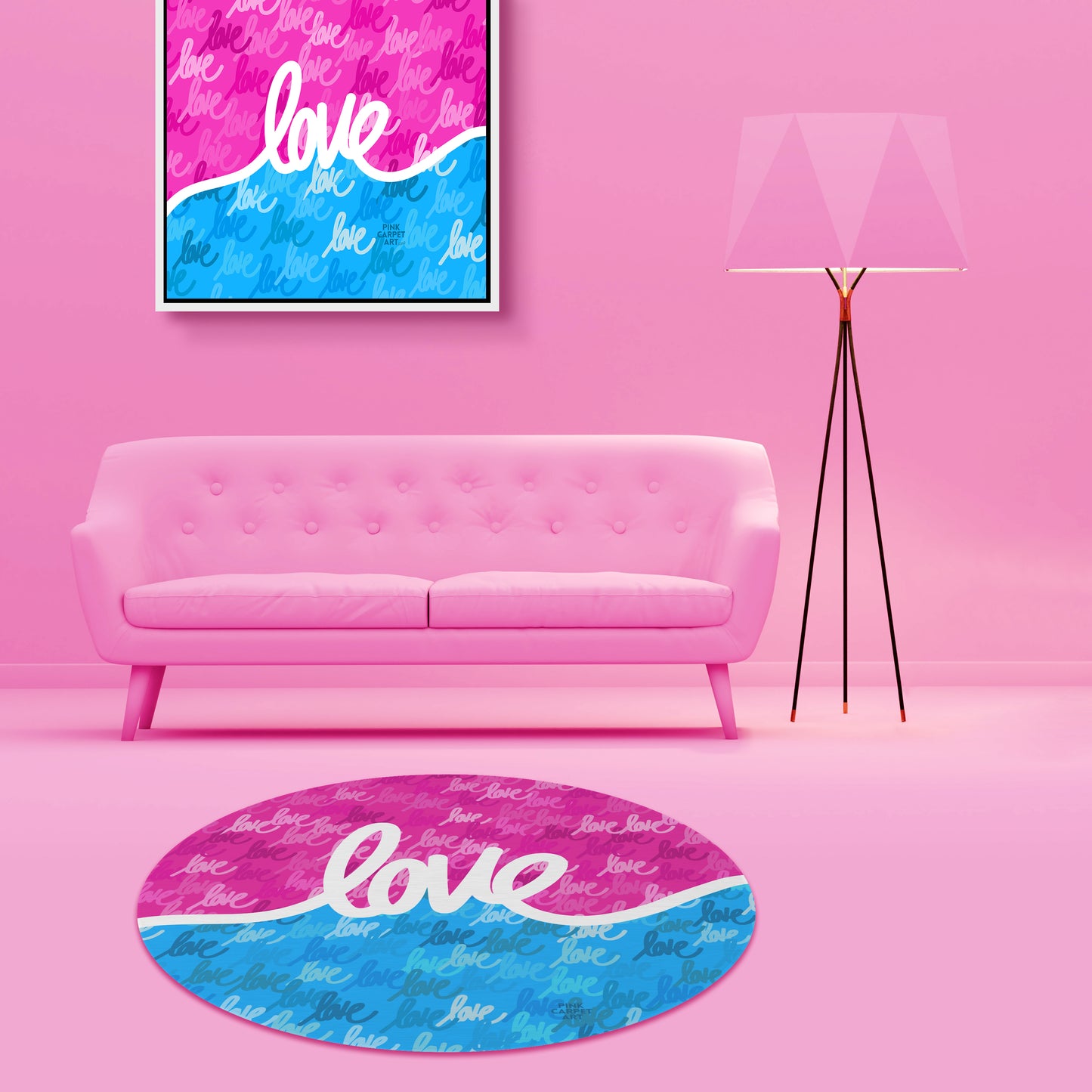 Love always wins rug