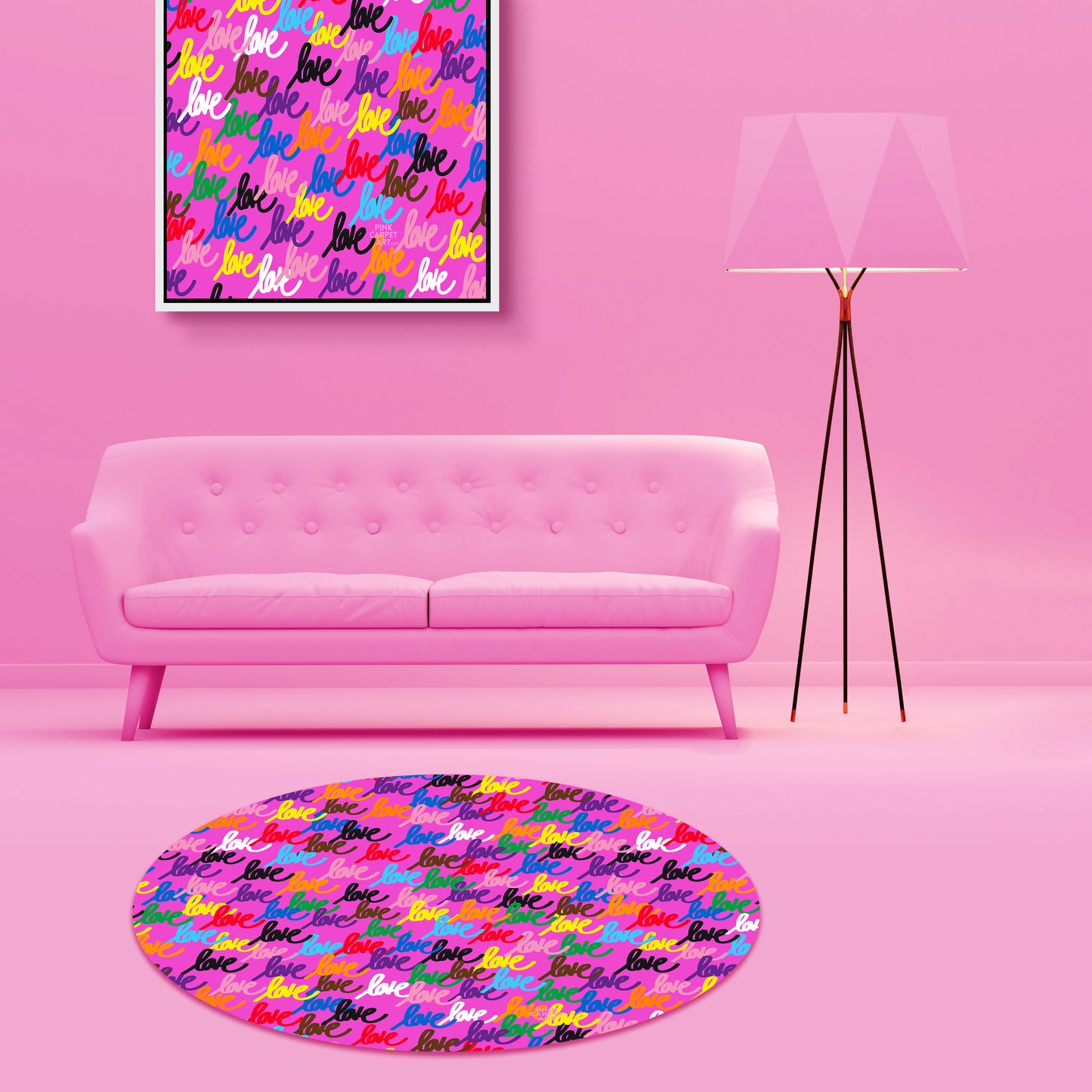 Love always wins rug