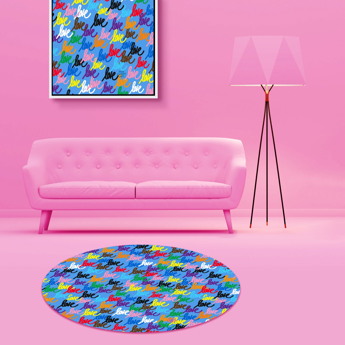 Love always wins rug