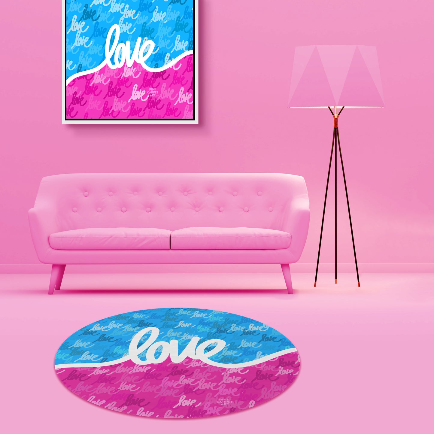 Love always wins rug