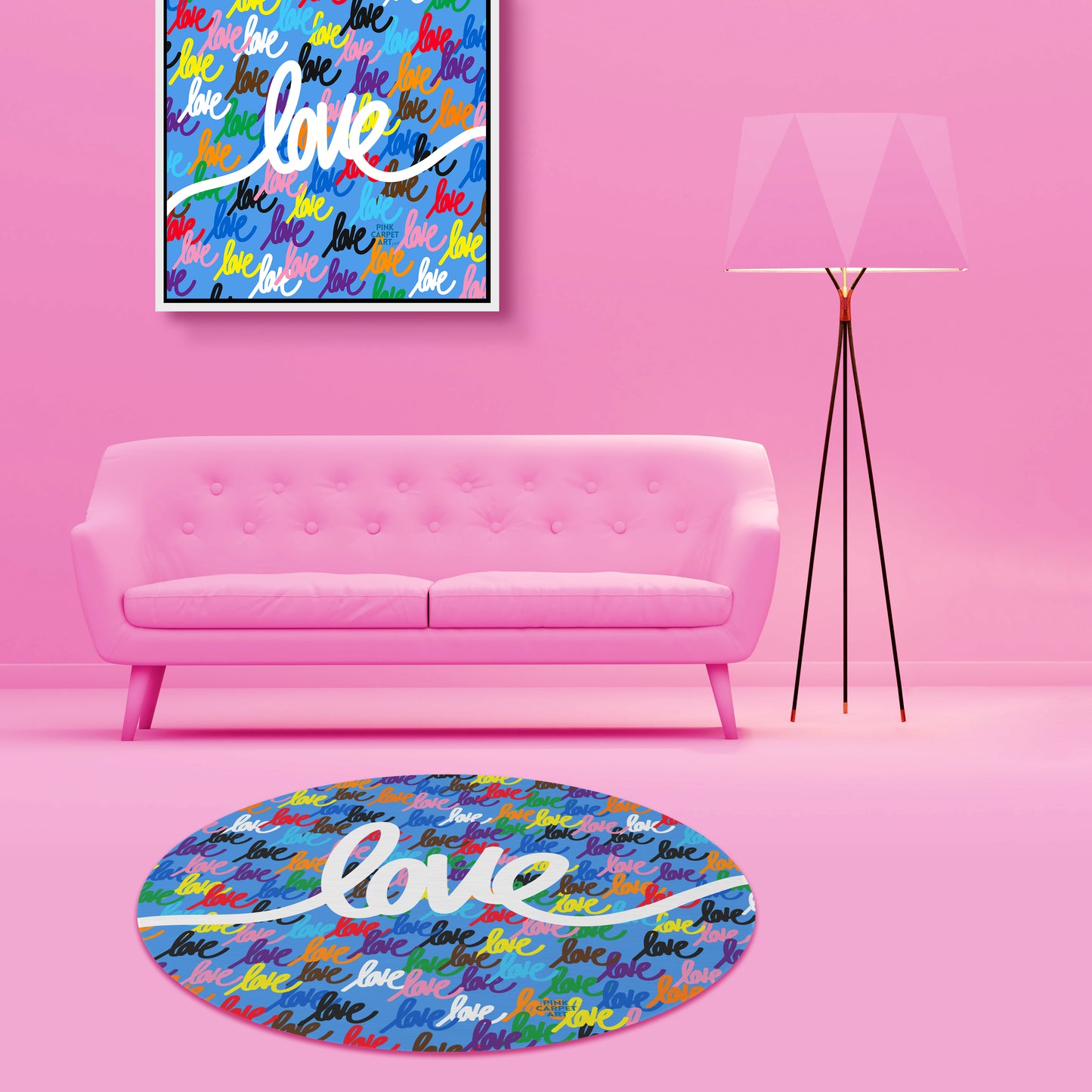 Love always wins rug