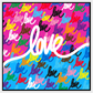 Love always wins framed canvas