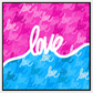Love always wins framed canvas