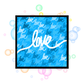 Love always wins framed canvas