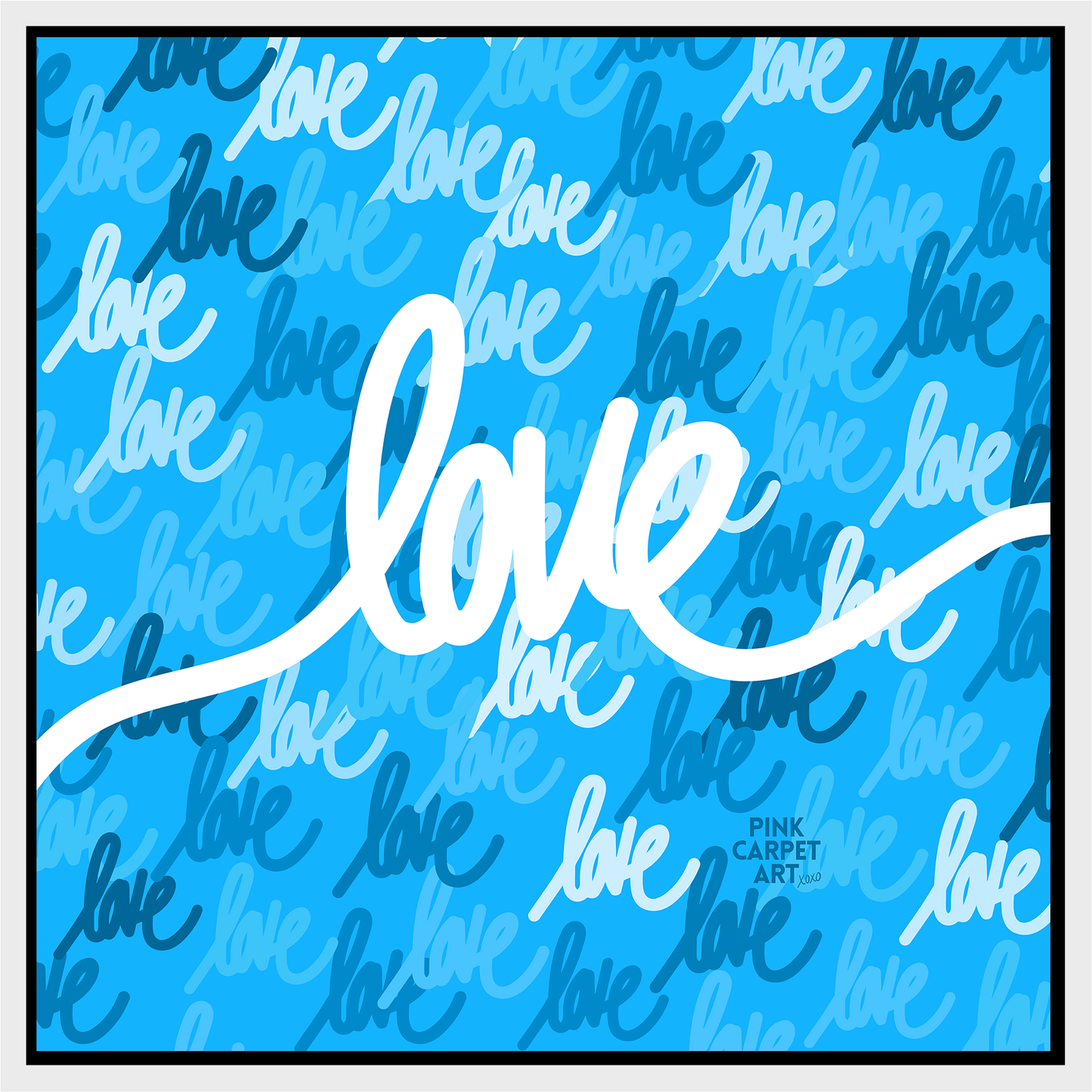 Love always wins framed canvas