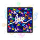 Love always wins framed canvas