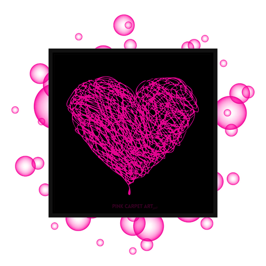 Perfect love framed canvas