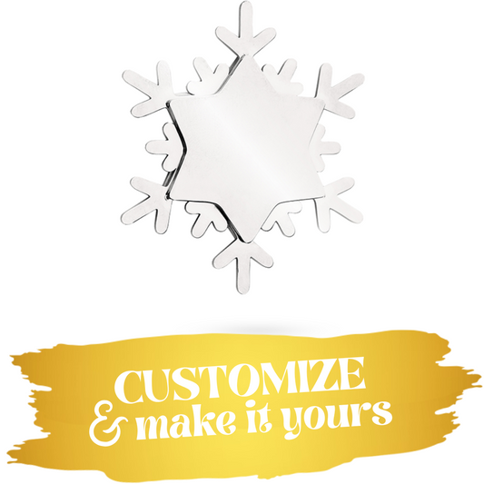 Snowflake ornament - silver