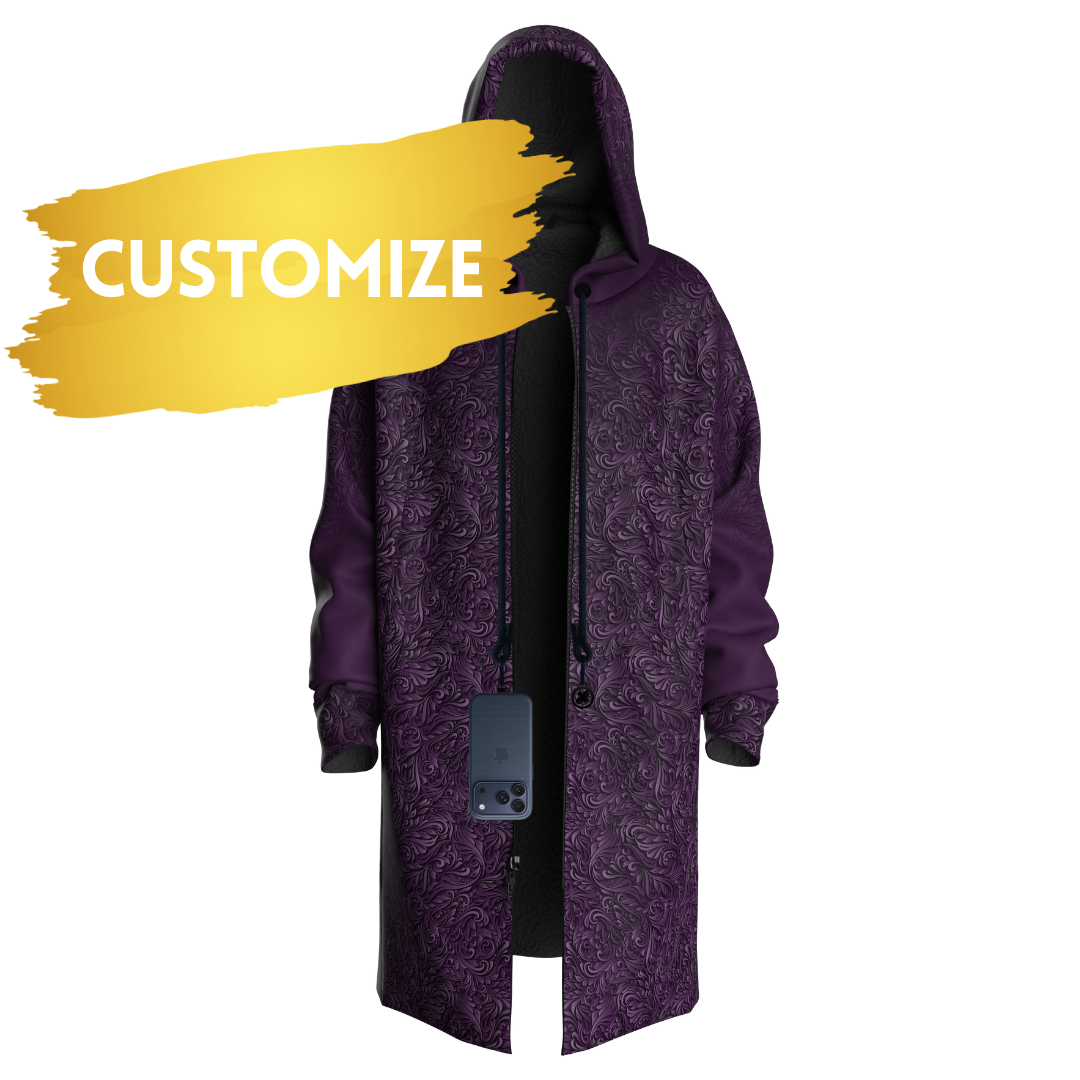 Wisteria luxury sherpa cloak